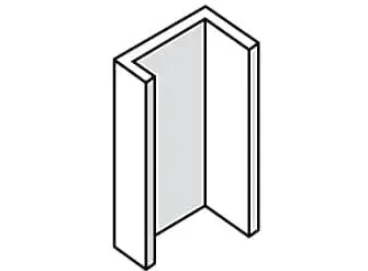 Linea Aluminium Universal Window Adaptor 3700mm Long