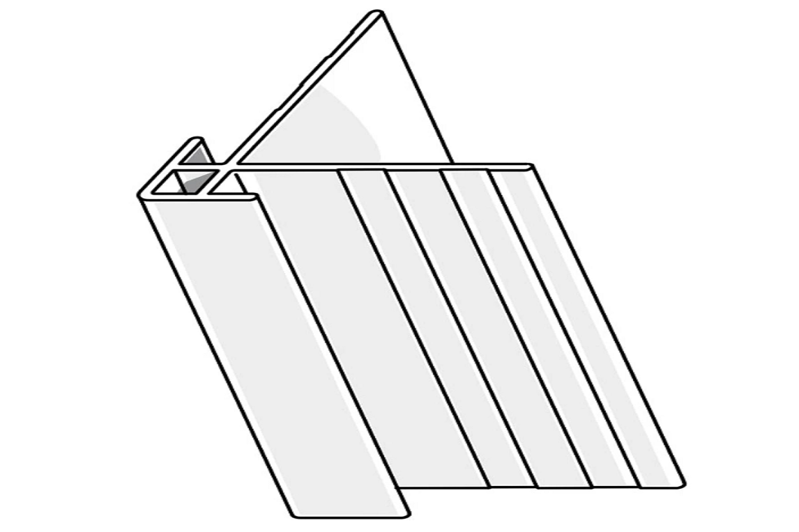 Hardie 9mm Aluminium External Square Corner 3000mm