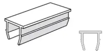 HardieDeck Snap-In Top Strip 3000mm (5 Pack)
