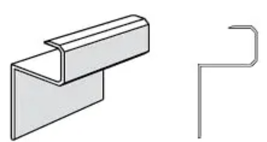 HardieDeck Slimline Edge Cap 3000mm